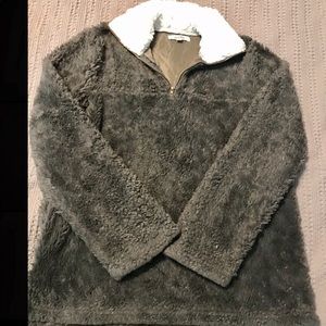 Gray Fleece Pullover